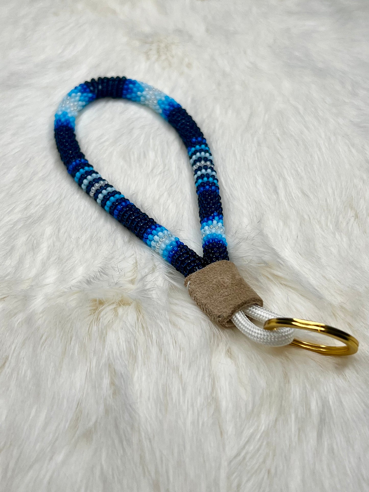 Winter Blue Keychain