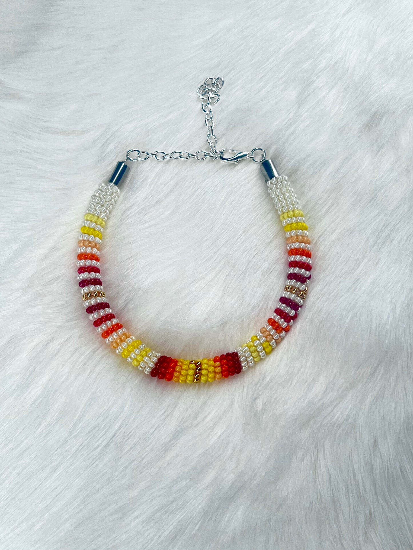 Sunset Beaded Bracelet