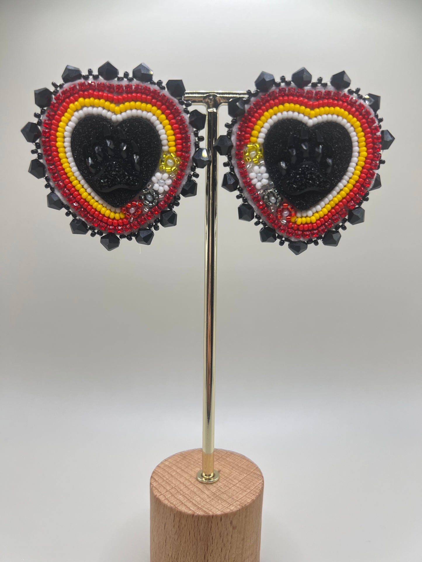 Floral Flat Stich Hearts