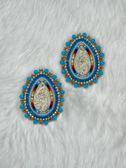 Blue Teardrop Earrings