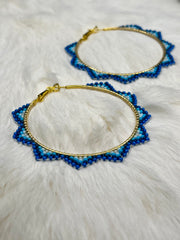Winter Hoop Earrings