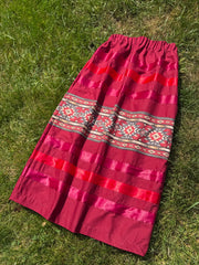 Crimson Spirit Ribbon Skirt