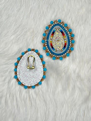 Blue Teardrop Earrings