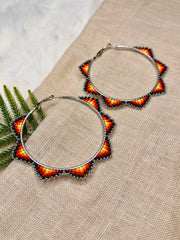 Gunmetal Flame Hoops