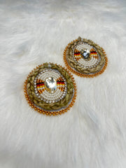 Gem Sweetgrass Earrings