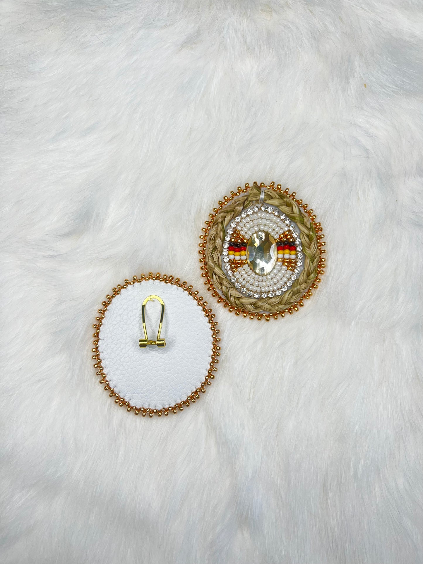 Gem Sweetgrass Earrings