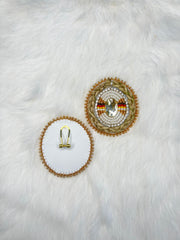 Gem Sweetgrass Earrings