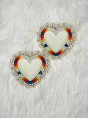 Ivory Pearl Hearts