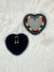 Grey Flame Hearts