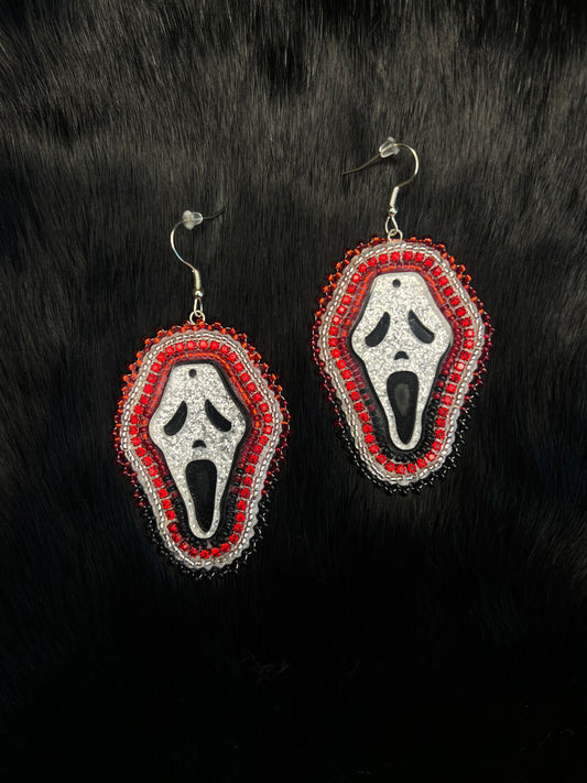 Ghostface Earrings