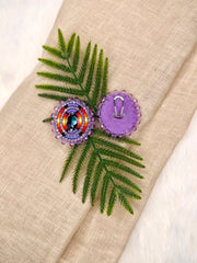 Amethyst Prism Earrings
