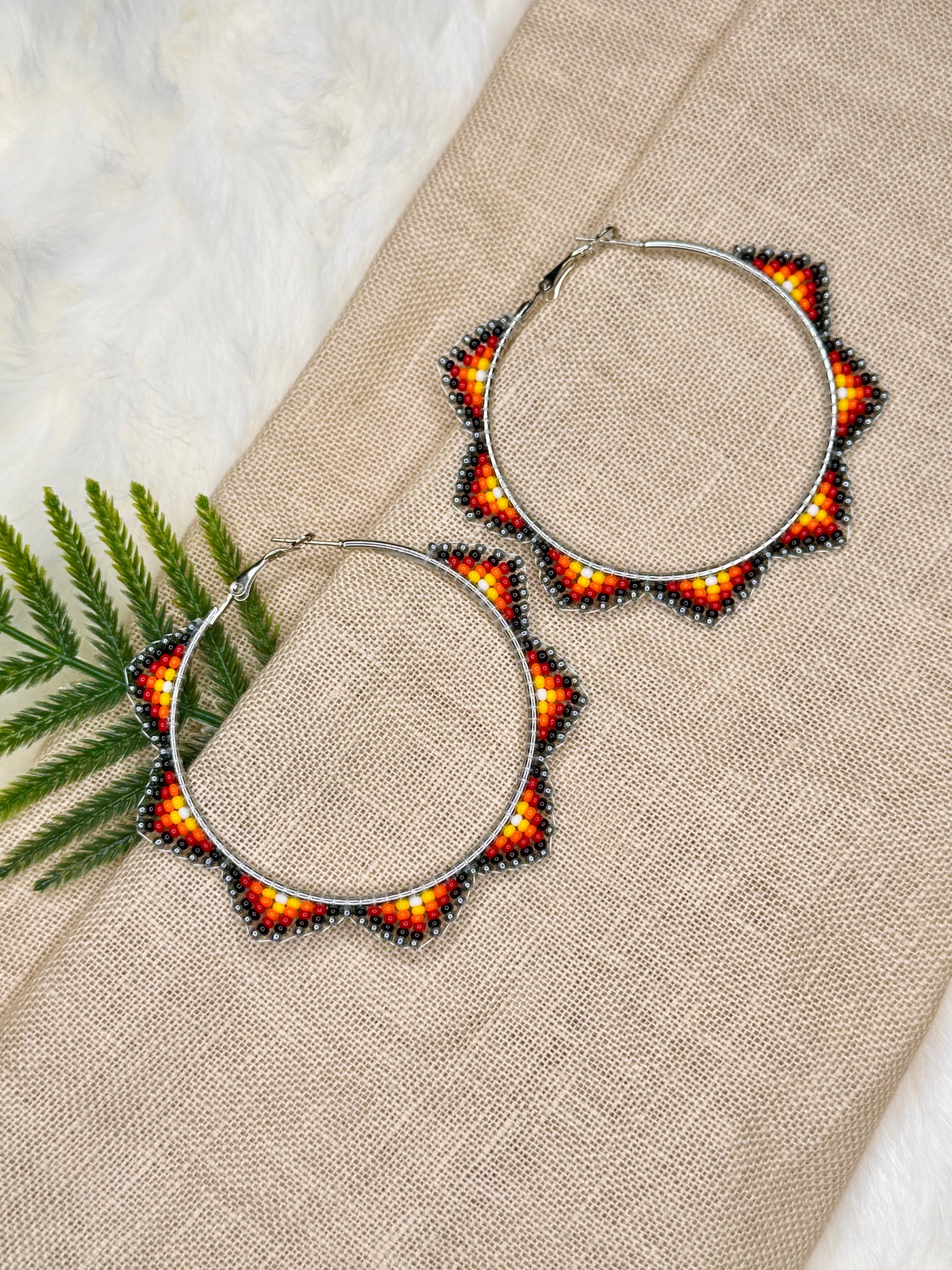 Gunmetal Flame Hoops
