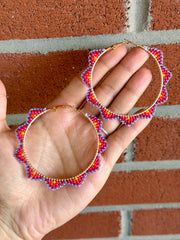 Sunset Sky Hoops