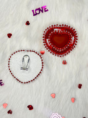 Red Heart Earrings