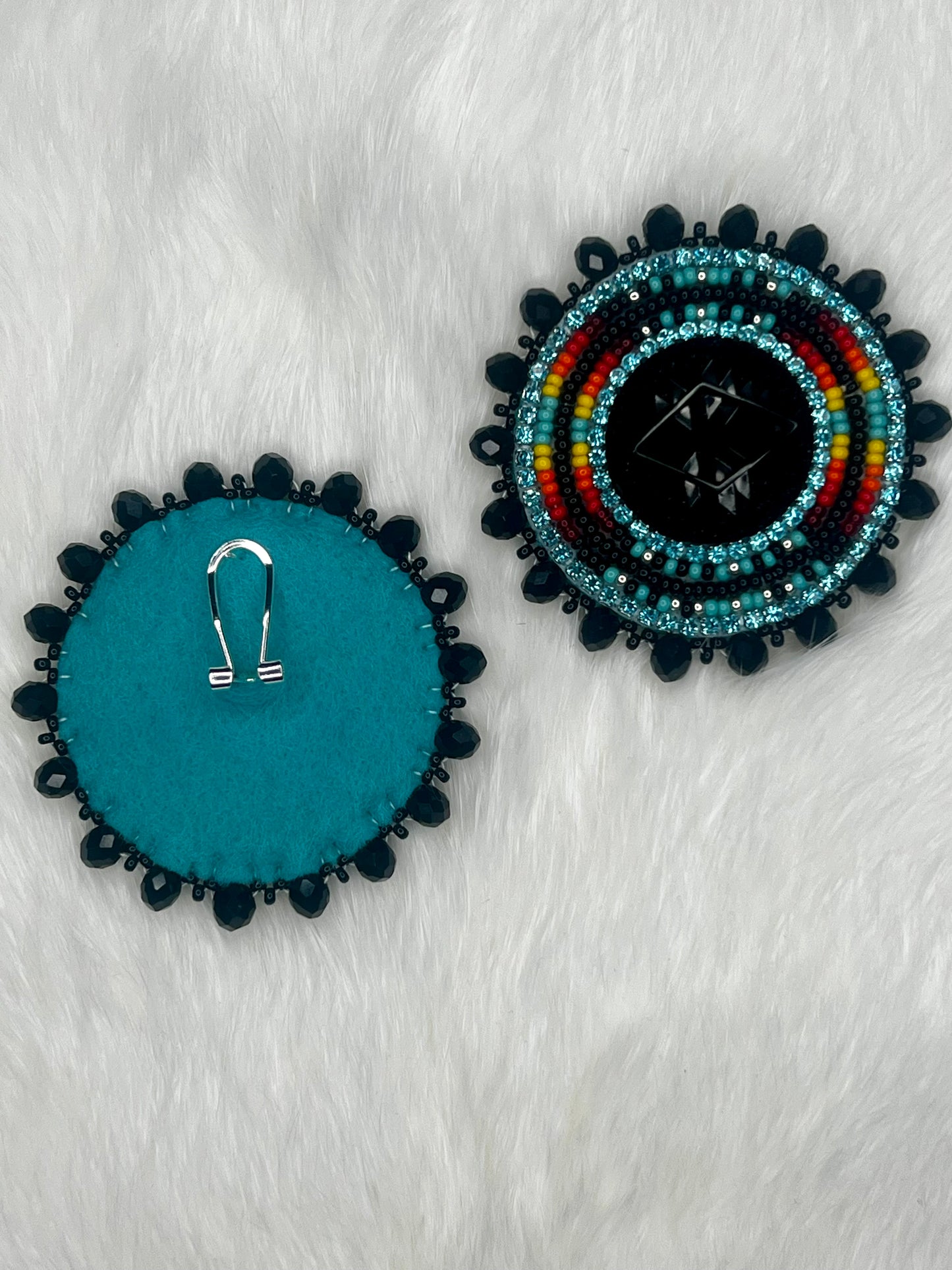 Black & Turquoise Earrings