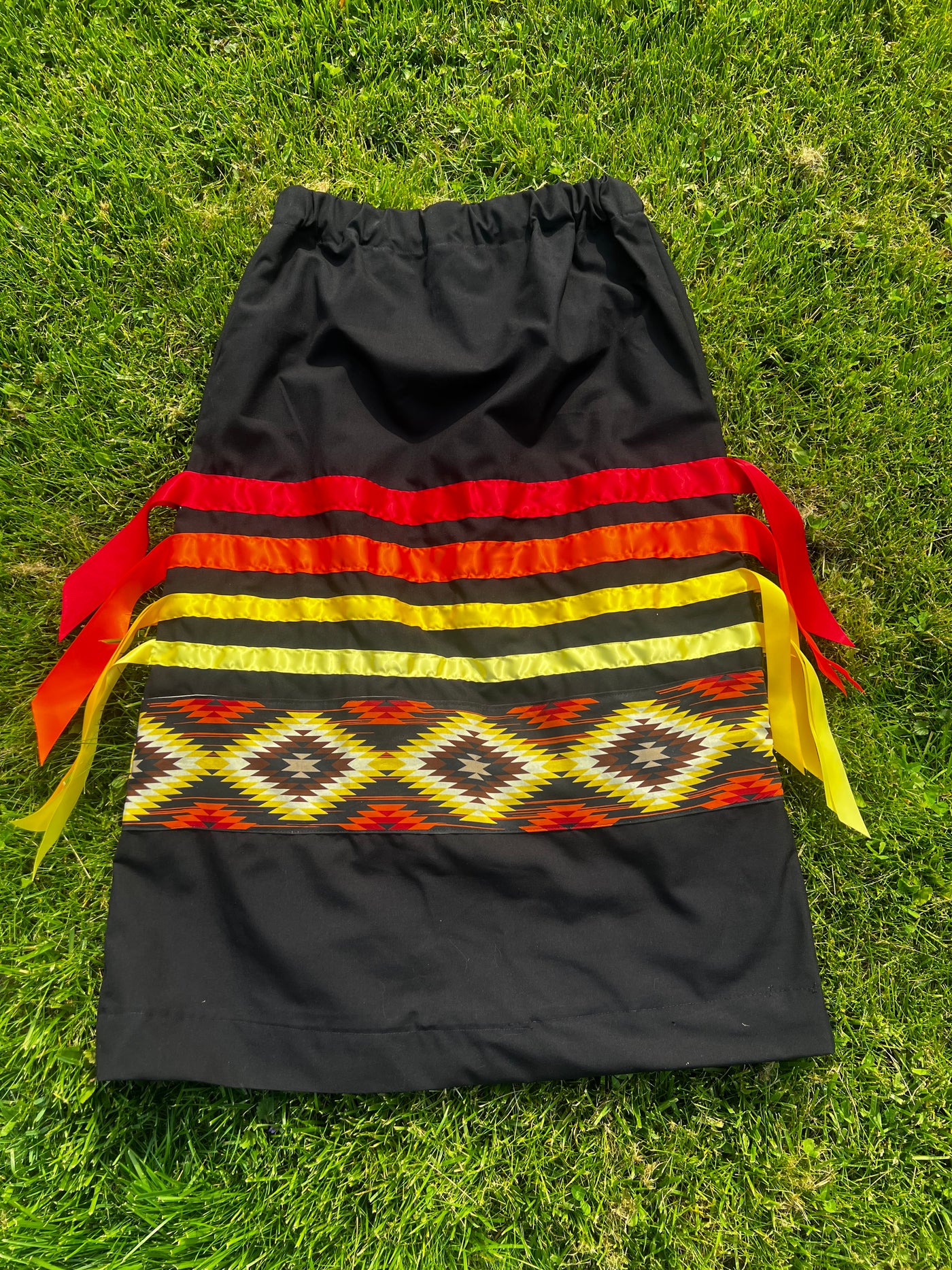 Sunset Fire Ribbon Skirt