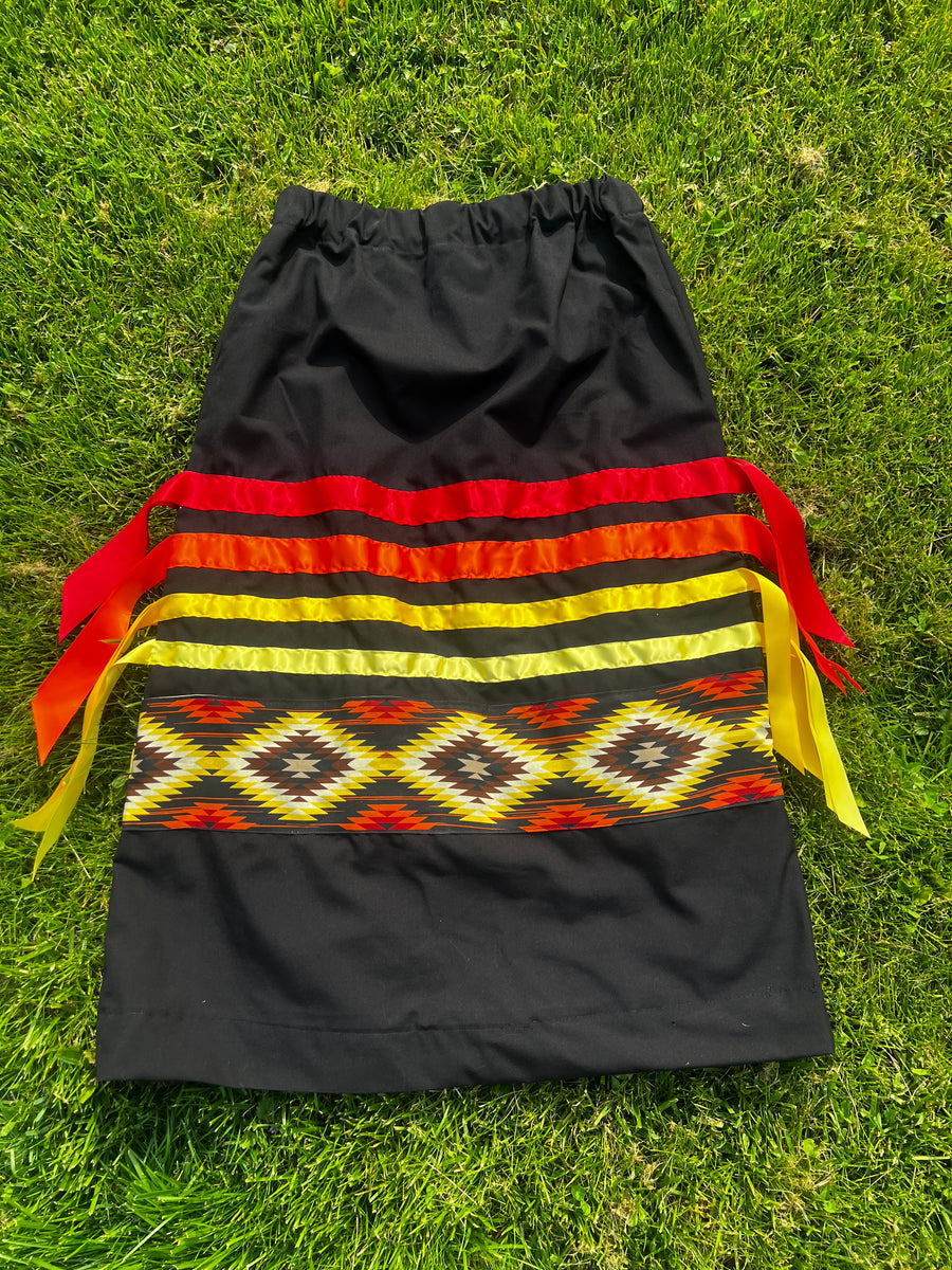 Sunset Fire Ribbon Skirt