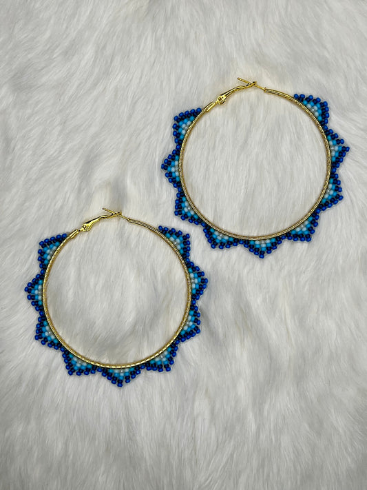 Winter Hoop Earrings