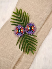 Amethyst Prism Earrings