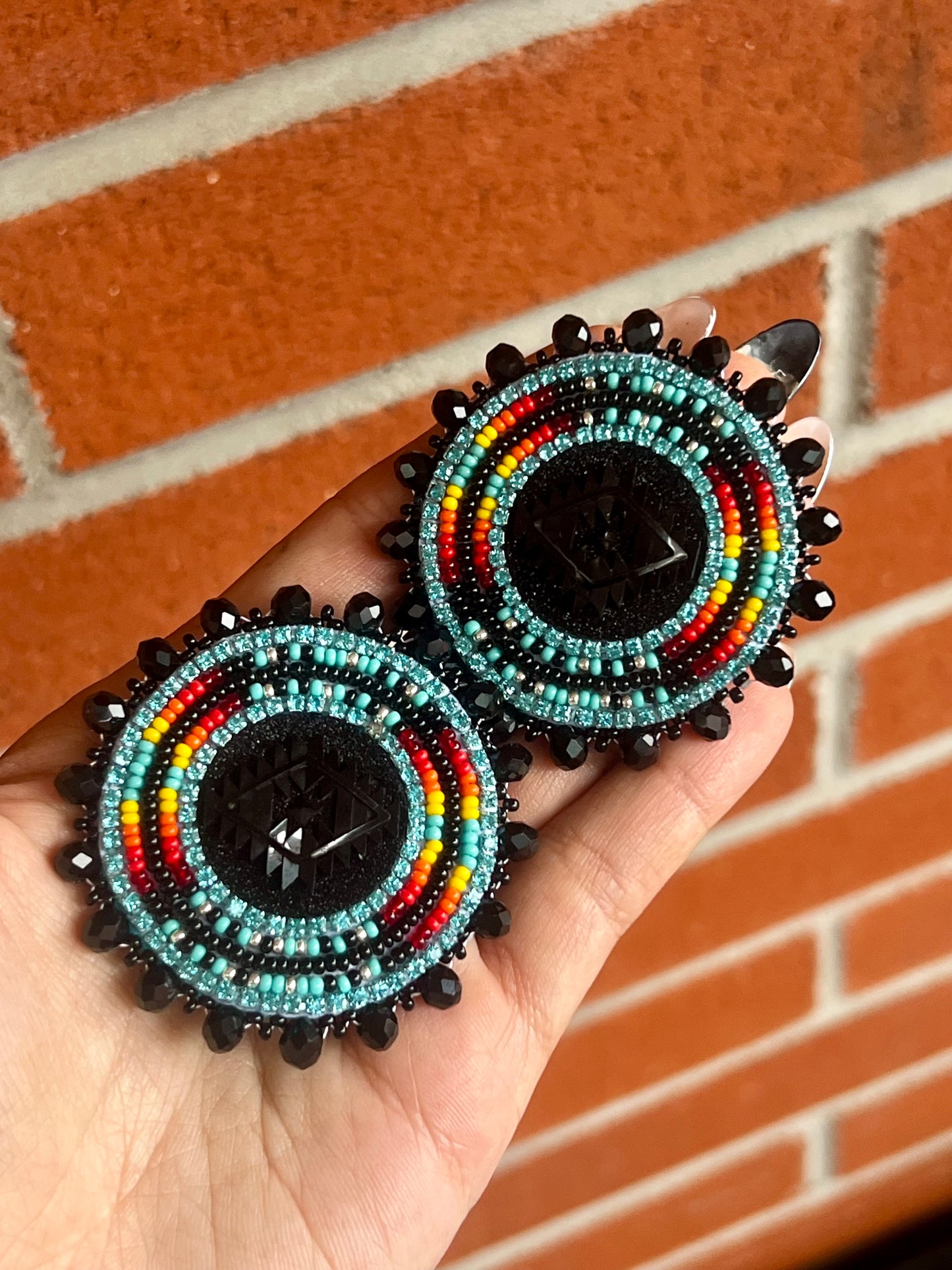 Black & Turquoise Earrings