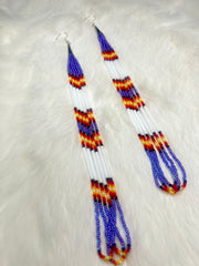 Purple Flame Dangles