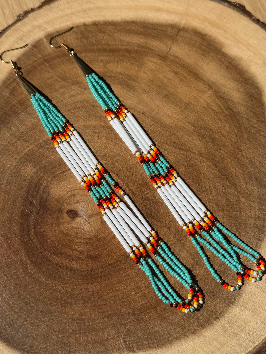 Turquoise Sunrise Dangles