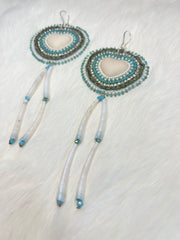 Sweetgrass Dentalium Hearts