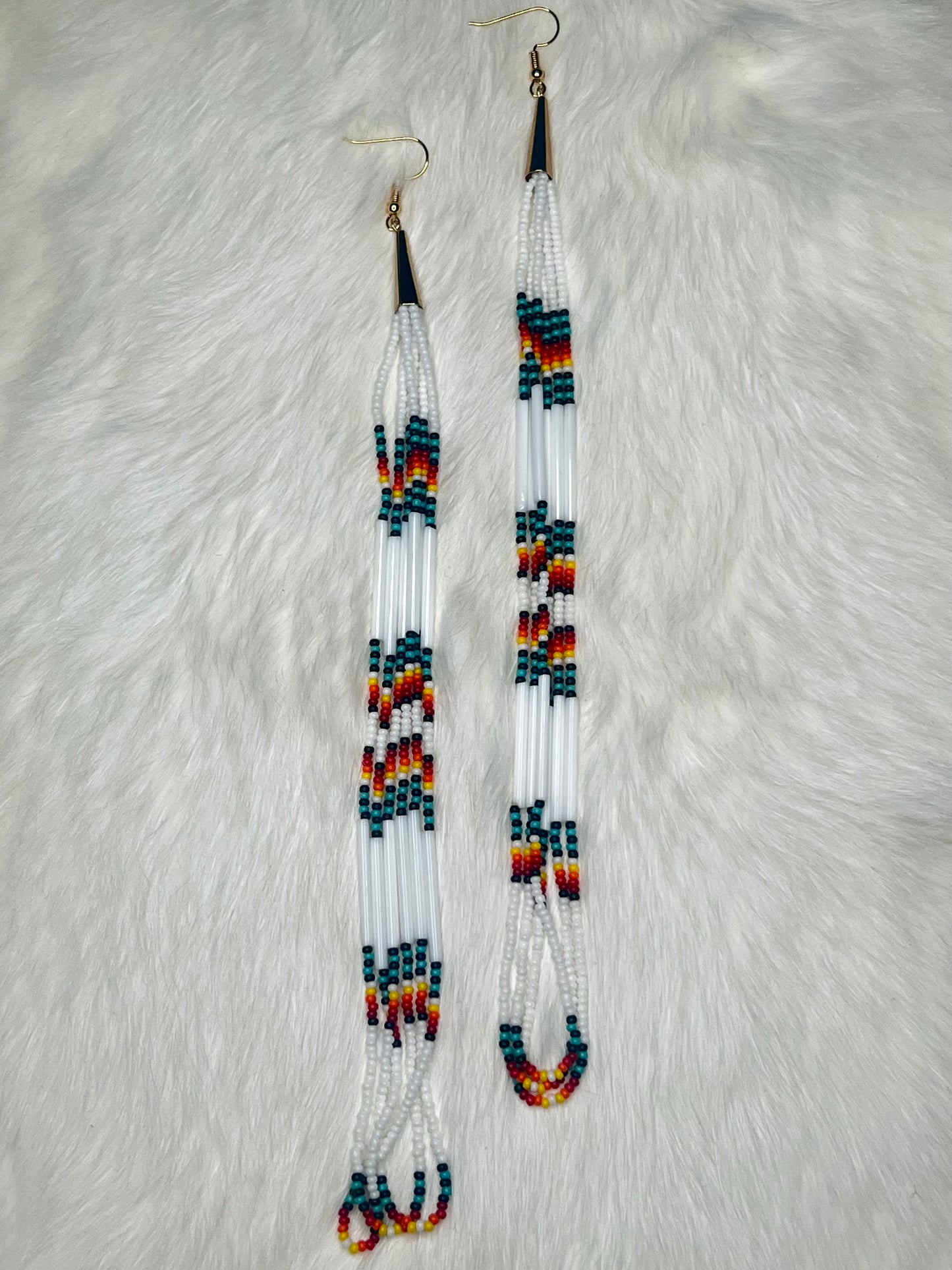 Long White Dangles