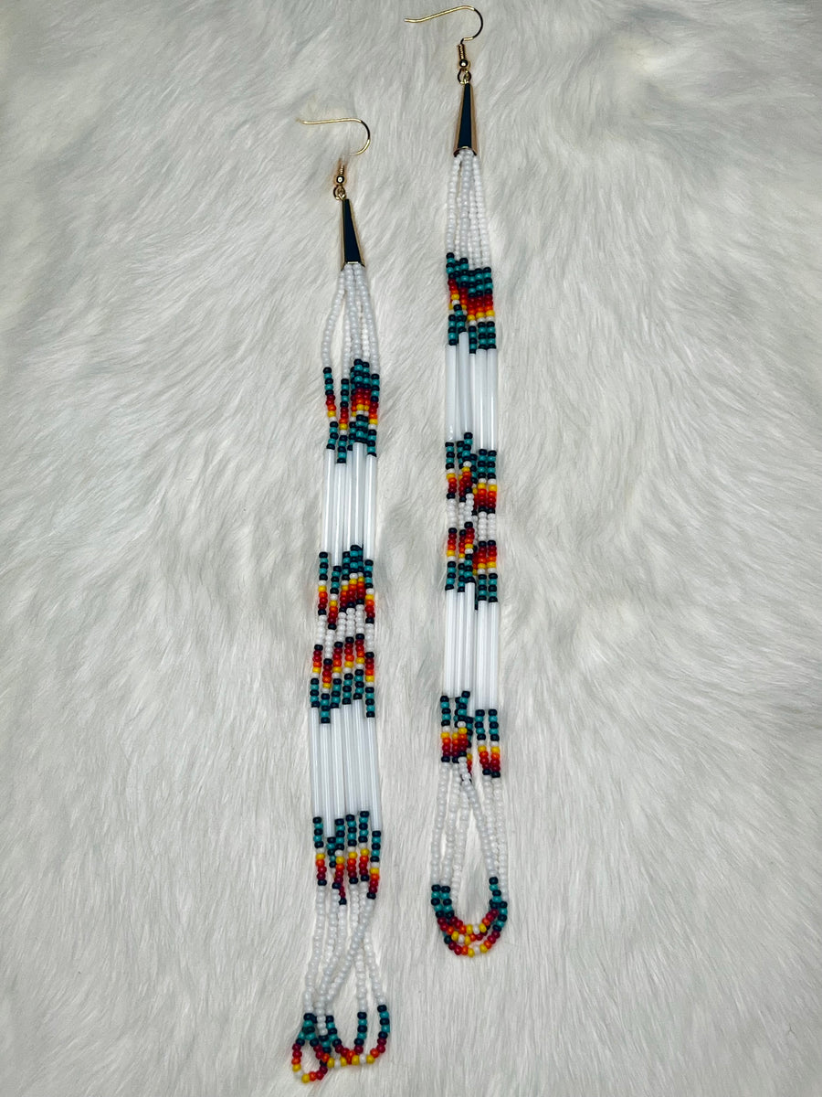 Long White Dangles