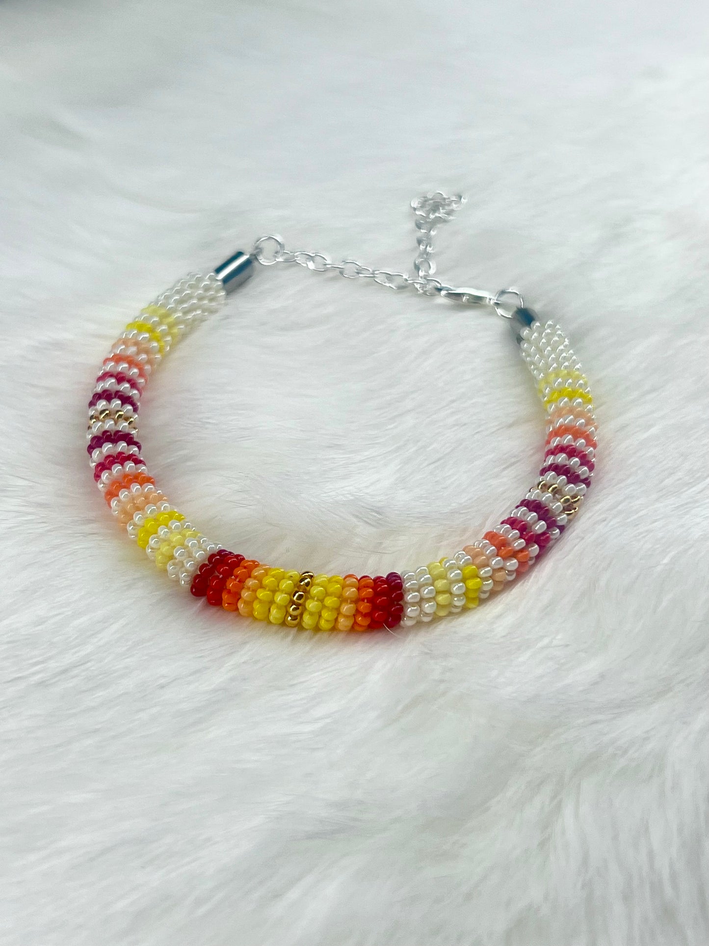 Sunset Beaded Bracelet