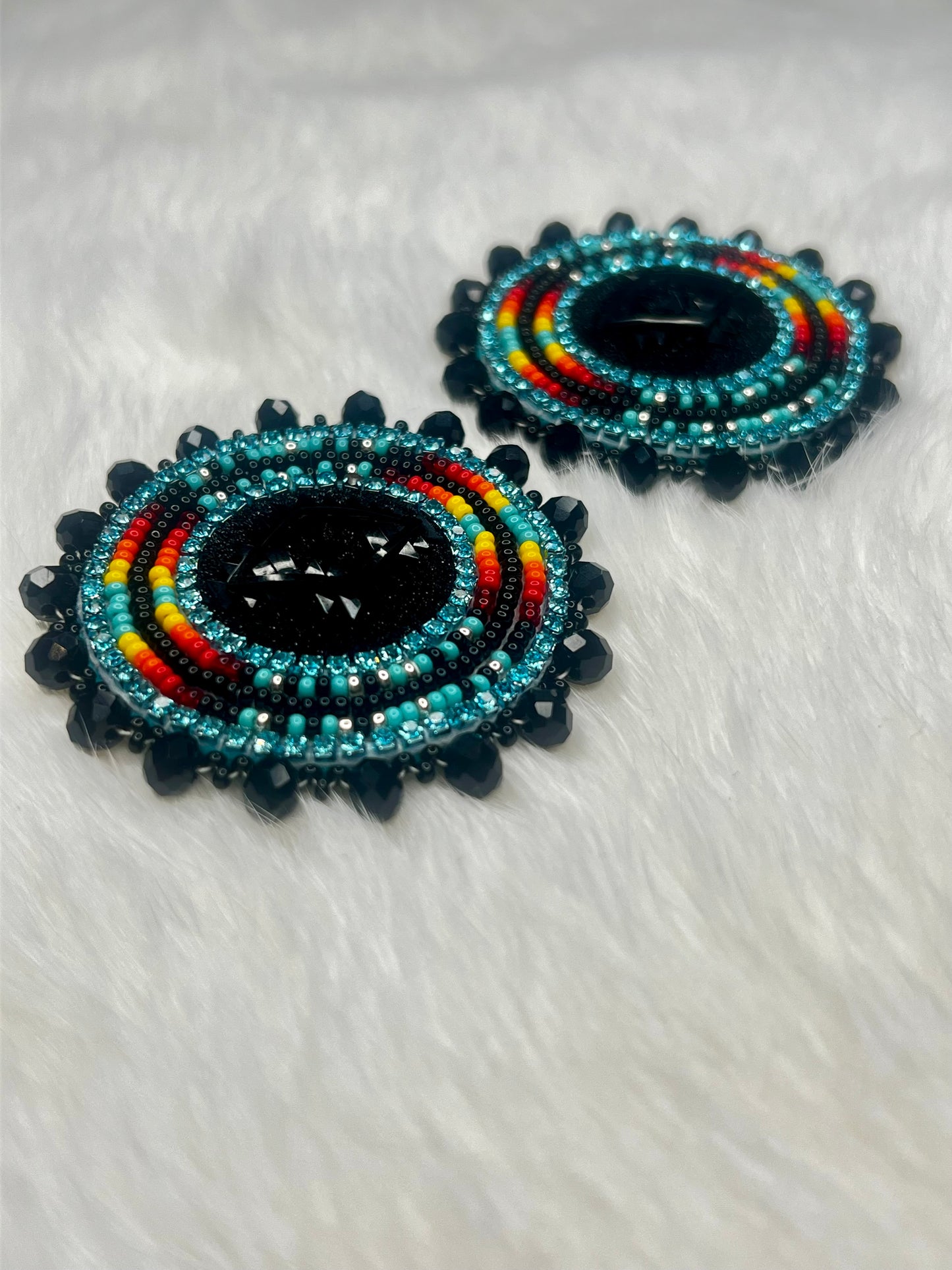 Black & Turquoise Earrings