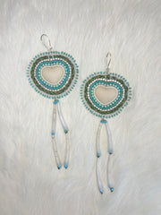 Sweetgrass Dentalium Hearts