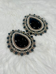 Black Teardrop Bear Paws