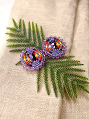 Amethyst Prism Earrings