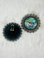 Abalone Beaded Earrings