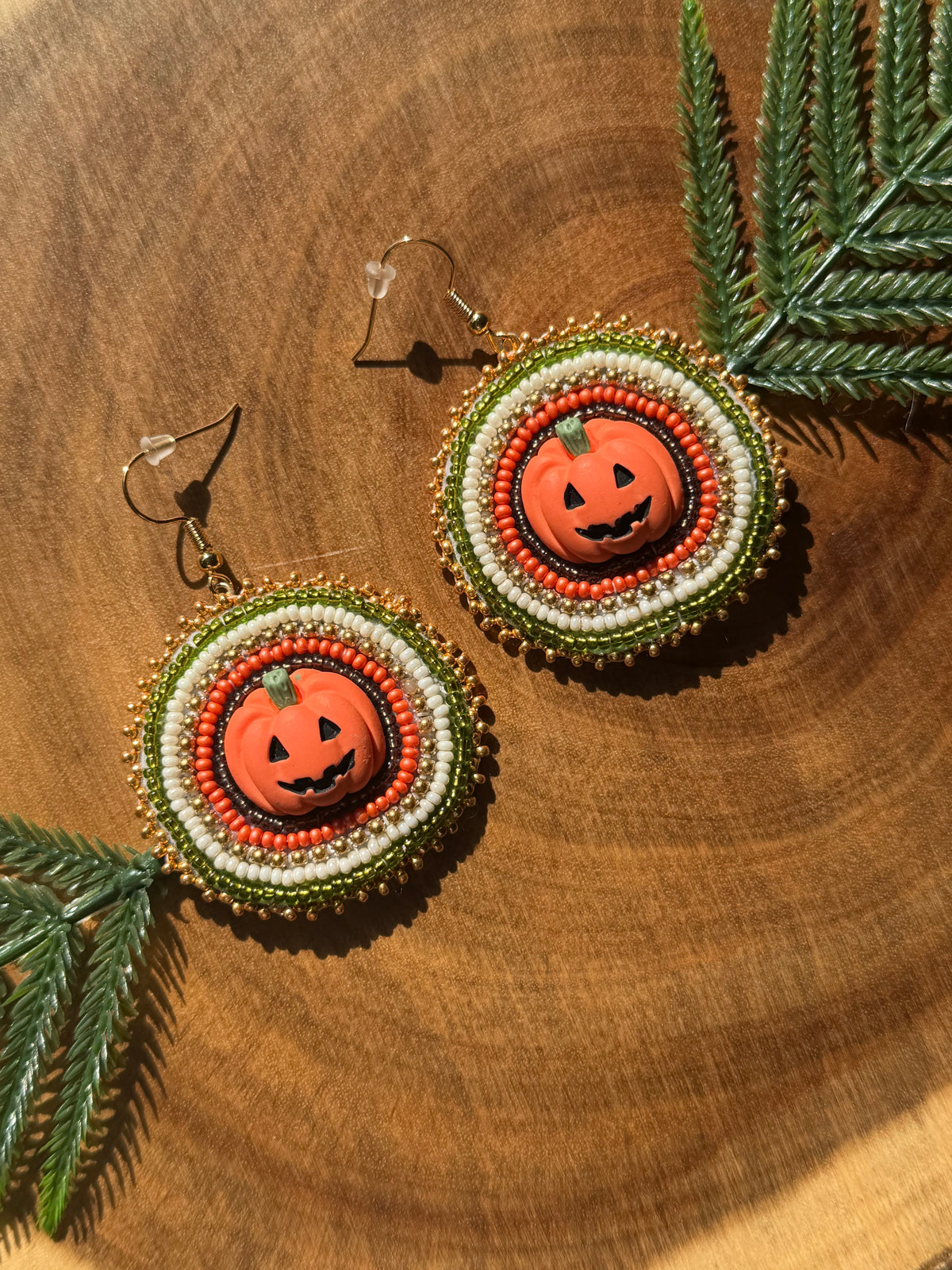Pumpkin Earrings