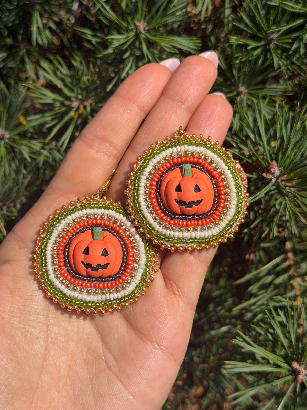 Pumpkin Earrings