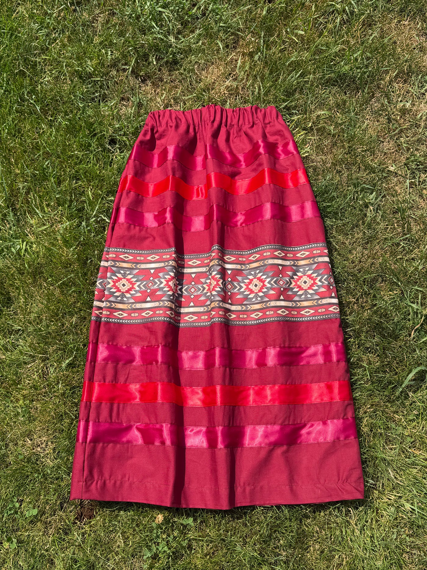 Crimson Spirit Ribbon Skirt