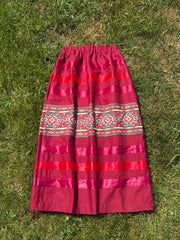 Crimson Spirit Ribbon Skirt