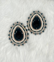 Black Teardrop Bear Paws