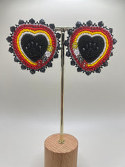 Floral Flat Stich Hearts
