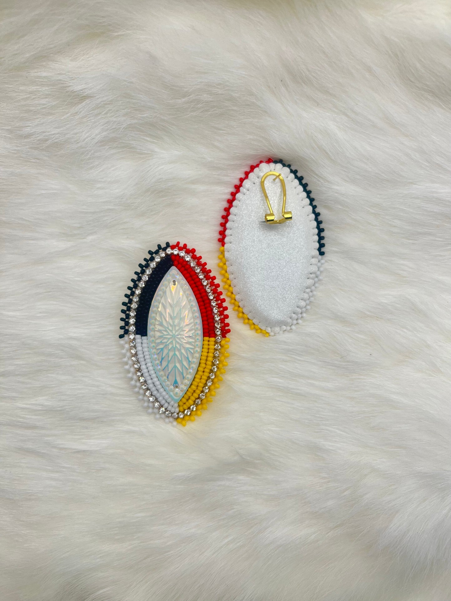 Medicine Wheel Beaded Earrings