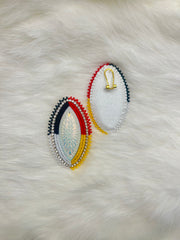 Medicine Wheel Beaded Earrings