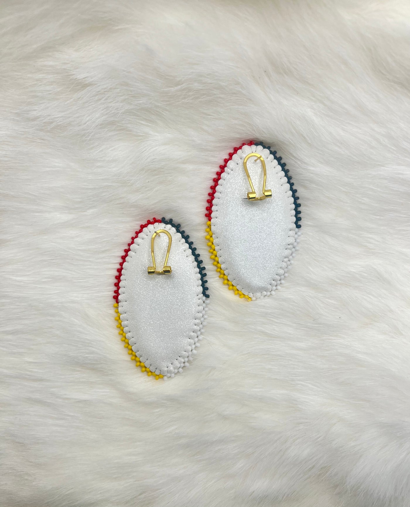 Medicine Wheel Beaded Earrings