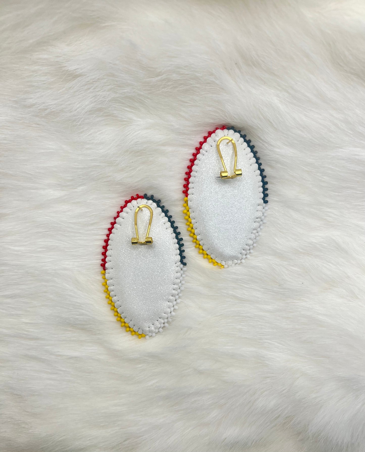 Medicine Wheel Beaded Earrings