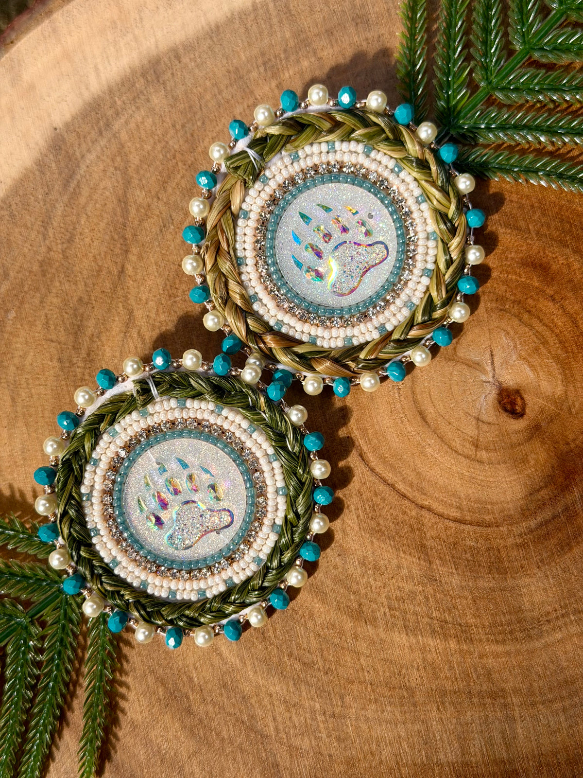 Sacred Steps Sweetgrass Earrings