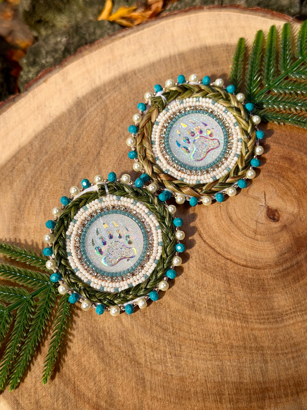 Sacred Steps Sweetgrass Earrings