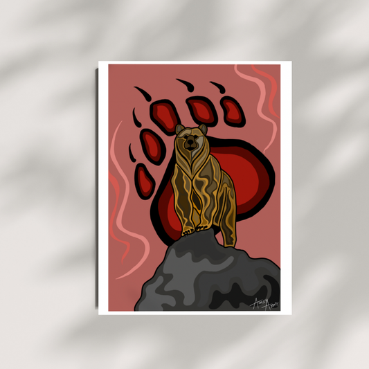 "Makwa" Art Print