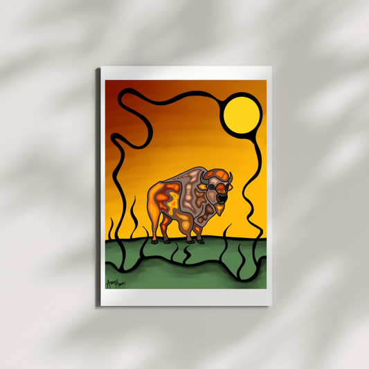 "Mashkode-bizhiki" Art Print